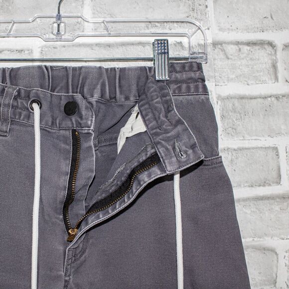 ONES STROKE Tokyo Men's Jogger Pants Drawstring ankle zip Size Small - Picture 2 of 12